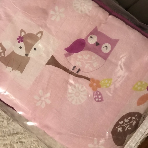 Bedtime Originals Lavender Wood Baby Bedding - Picture 5 of 8